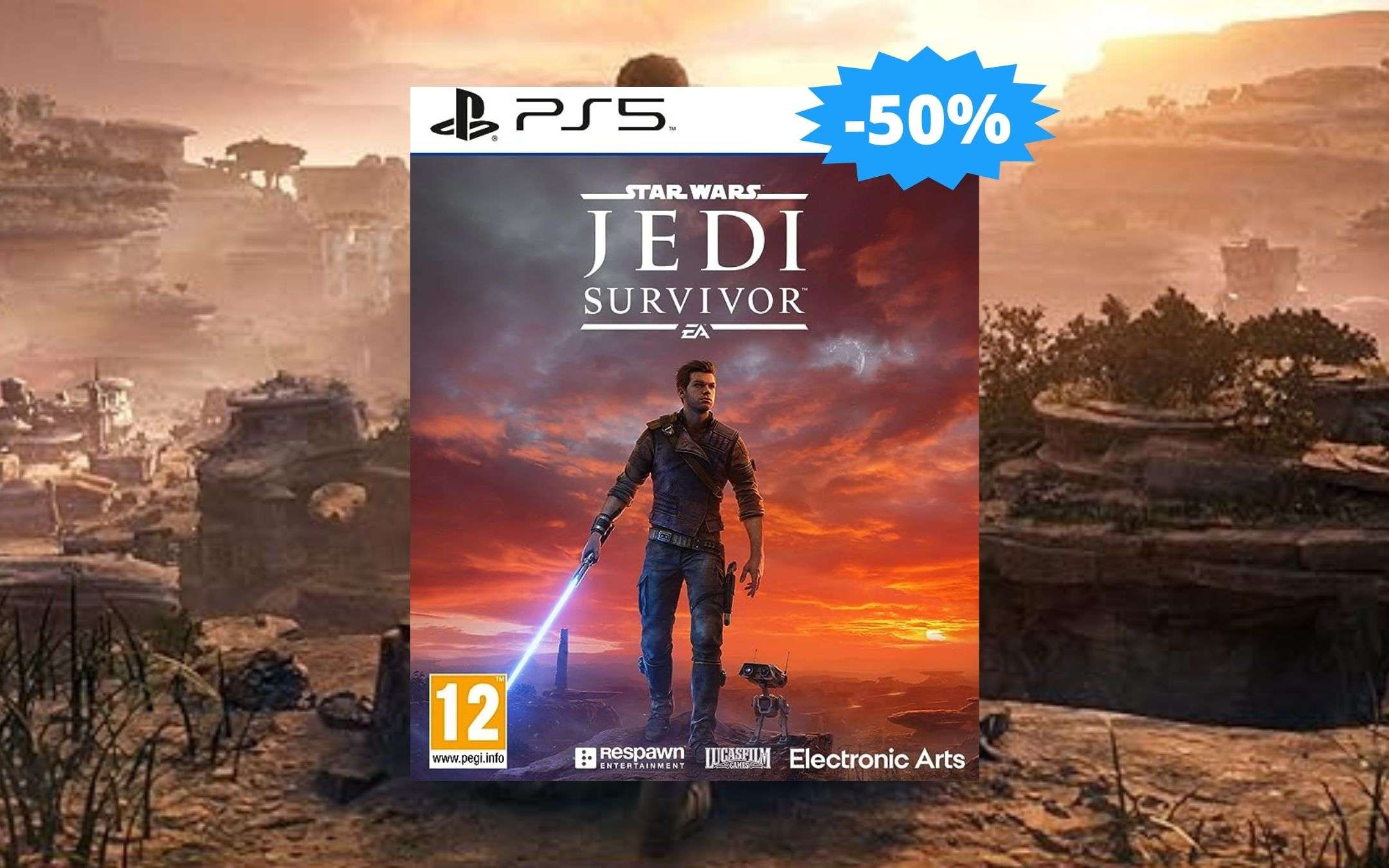 Star Wars Jedi Survivor PS5: l'AFFARE di Capodanno (-50%)