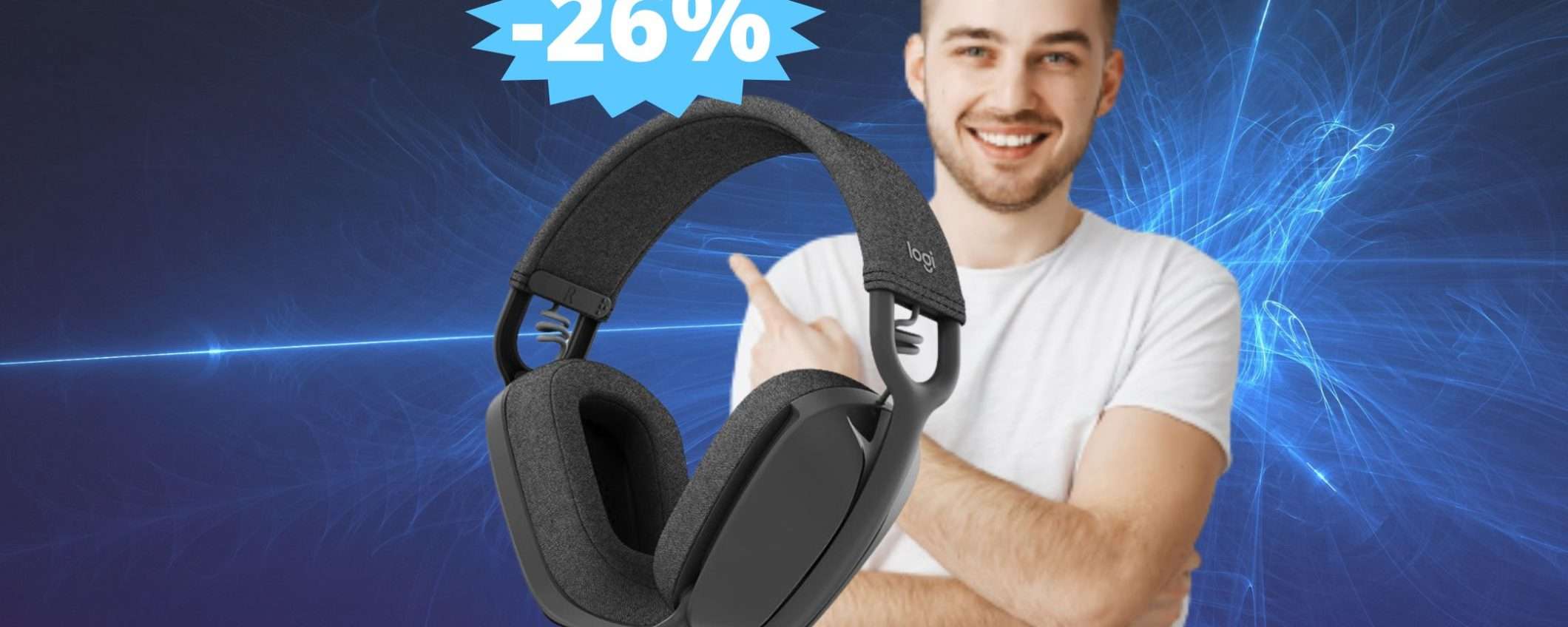 Logitech Zone Vibe 100: belle, potenti e in MEGA sconto Logitech Zone Vibe 100: belle, potenti e in MEGA sconto