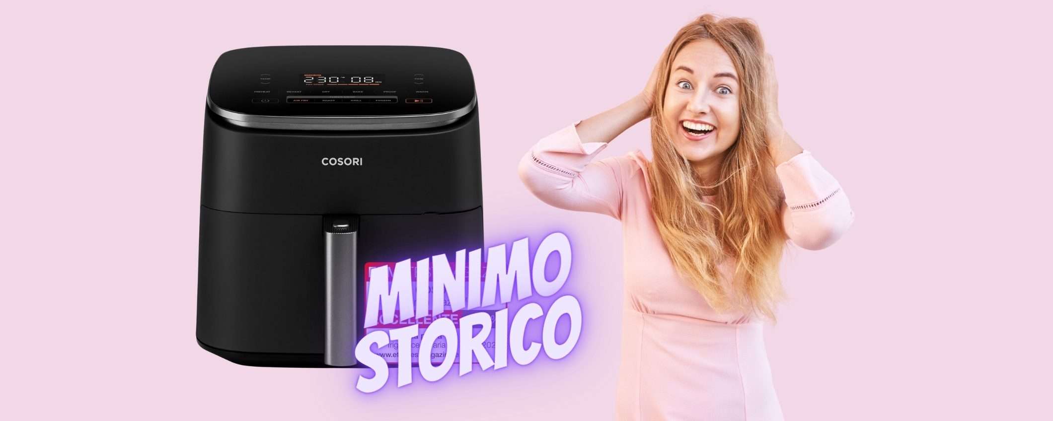 COSORI Turbo Blaze: friggitrice ad aria SENZA RIVALI a prezzo WOW COSORI Turbo Blaze: friggitrice ad aria SENZA RIVALI a prezzo WOW