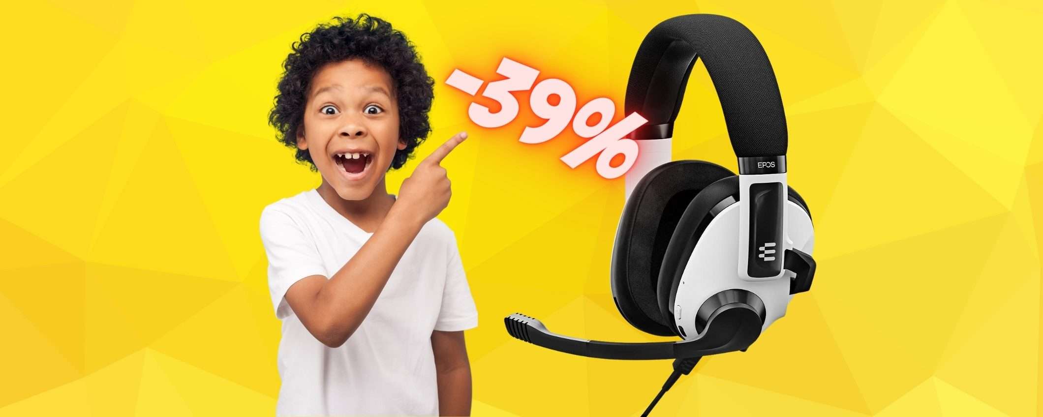 Cuffie da Gaming EPOS H3 Hybrid al 39% su Amazon, AFFARONE Cuffie da Gaming EPOS H3 Hybrid al 39% su Amazon, AFFARONE
