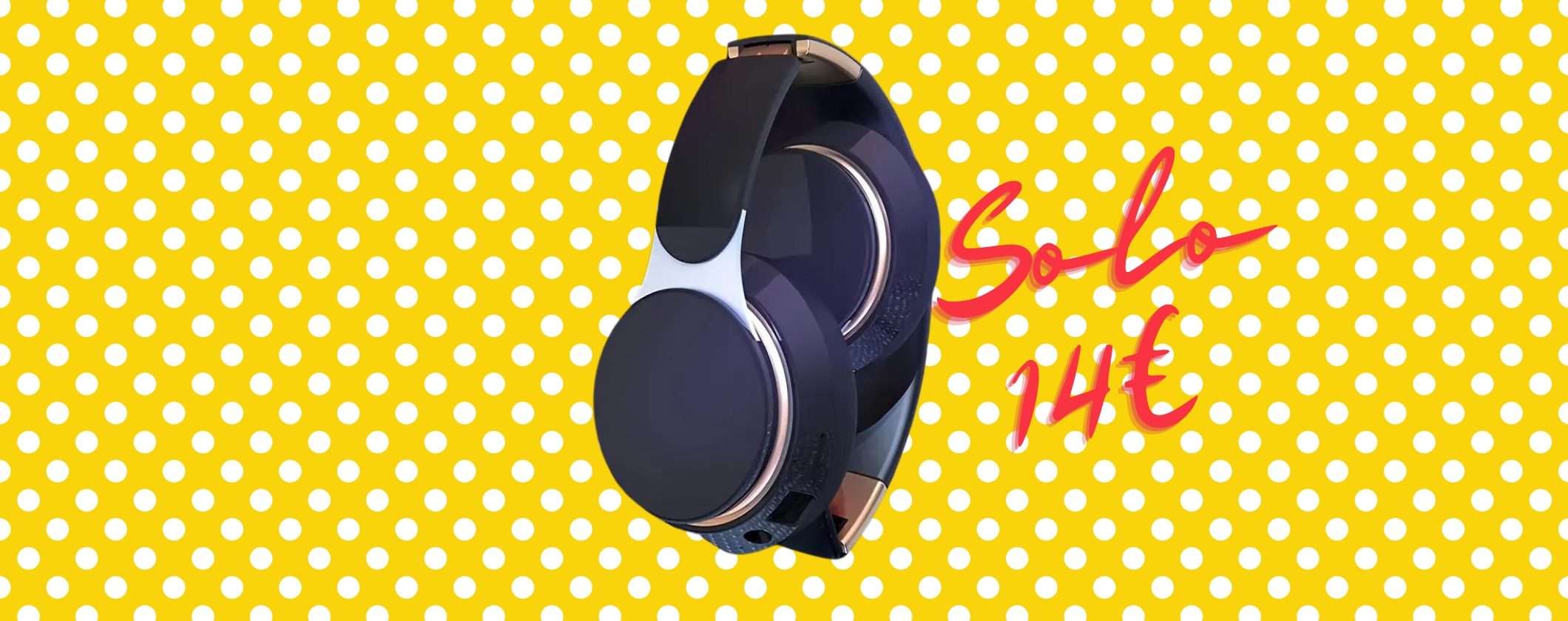 Cuffie Wireless per musica e gaming a 14€: BOMBA TEMU Cuffie Wireless per musica e gaming a 14€: BOMBA TEMU
