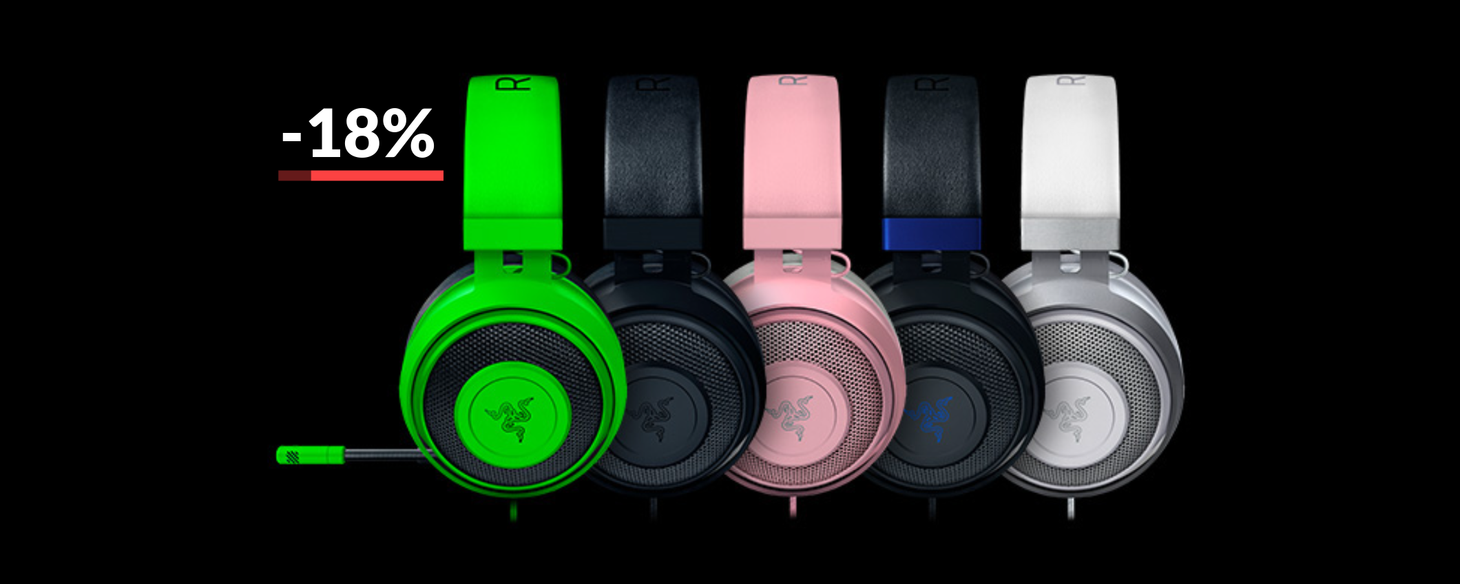 Cuffie Razer con audio immersivo: OTTIME per il gaming (48€) Cuffie Razer con audio immersivo: OTTIME per il gaming (48€)