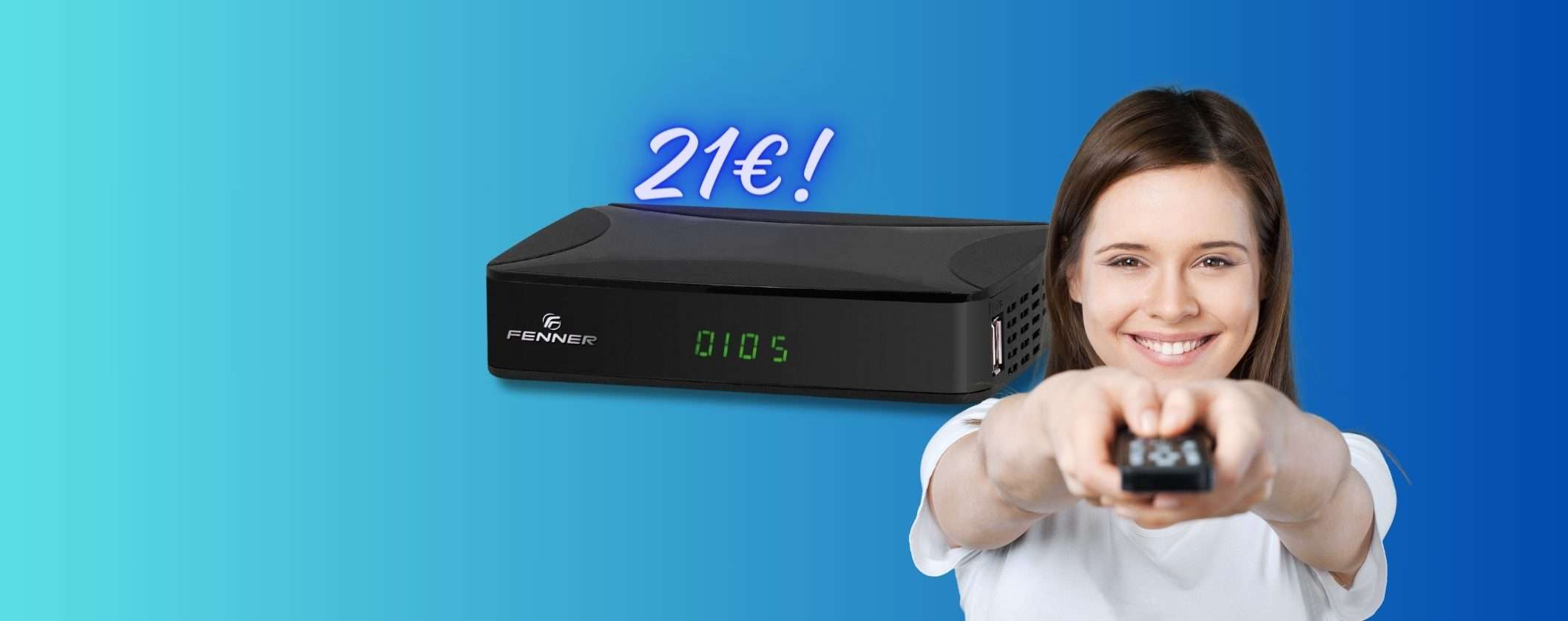 Digitale Terrestre 2024: SALVA la tua TV con questo Decoder (21€) Digitale Terrestre 2024: SALVA la tua TV con questo Decoder (21€)