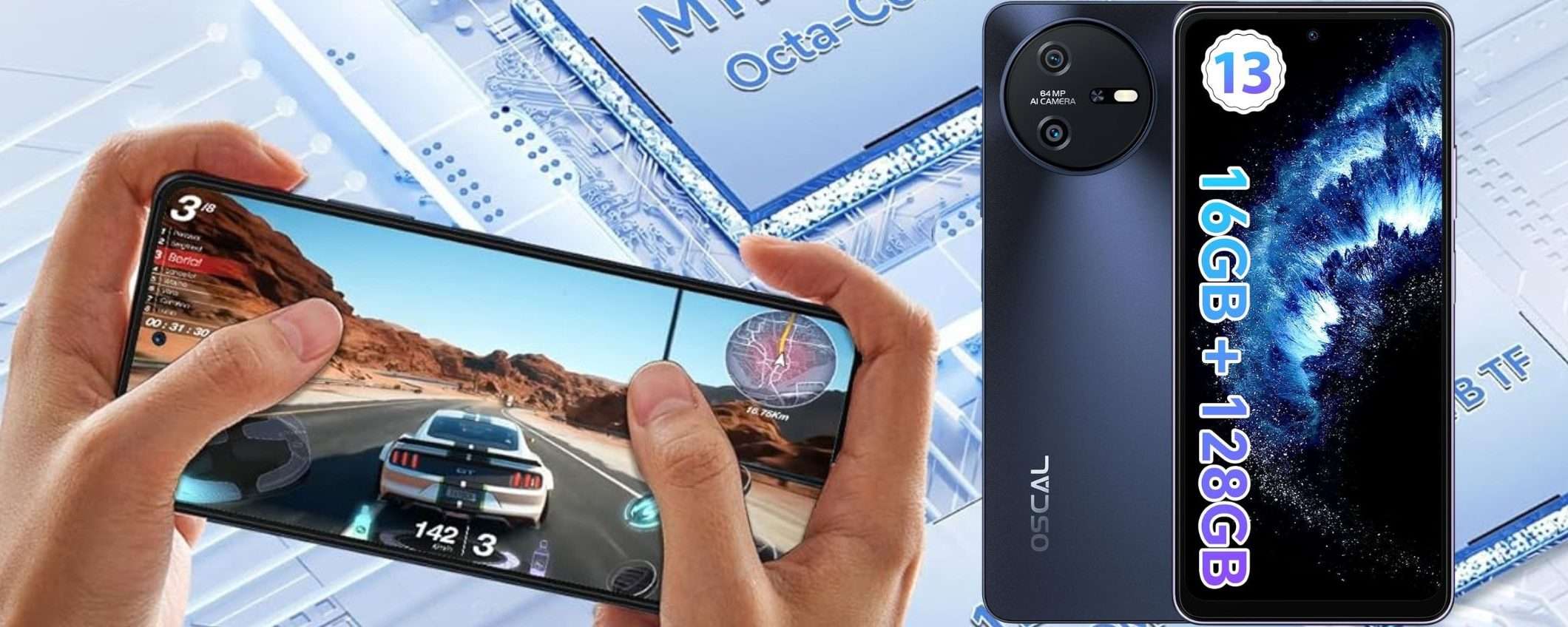 Con 139€ prendi una BOMBA di smartphone 128GB: display 120Hz, RAM 8GB, 64MP Con 139€ prendi una BOMBA di smartphone 128GB: display 120Hz, RAM 8GB, 64MP