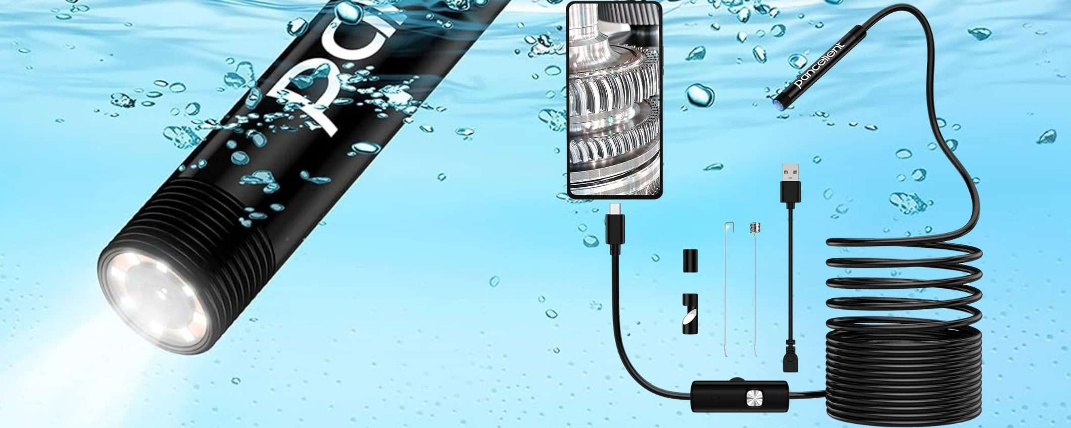 Endoscopio SMART a 11€ su Amazon: accessorio IMPERDIBILE (-42%) Endoscopio SMART a 11€ su Amazon: accessorio IMPERDIBILE (-42%)