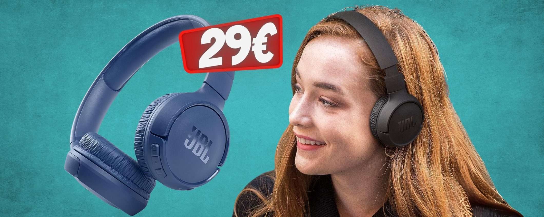 Le EPICHE cuffie wireless JBL Tune 510BT sono in PROMO a 29€ su Amazon Le EPICHE cuffie wireless JBL Tune 510BT sono in PROMO a 29€ su Amazon
