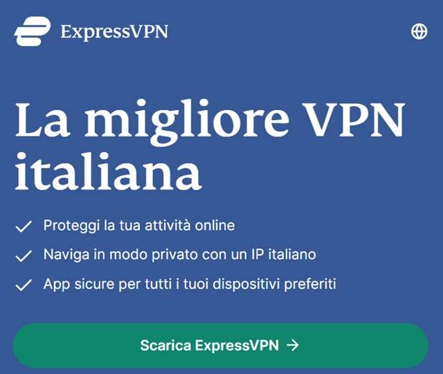 expressvpn migliore vpn italiana