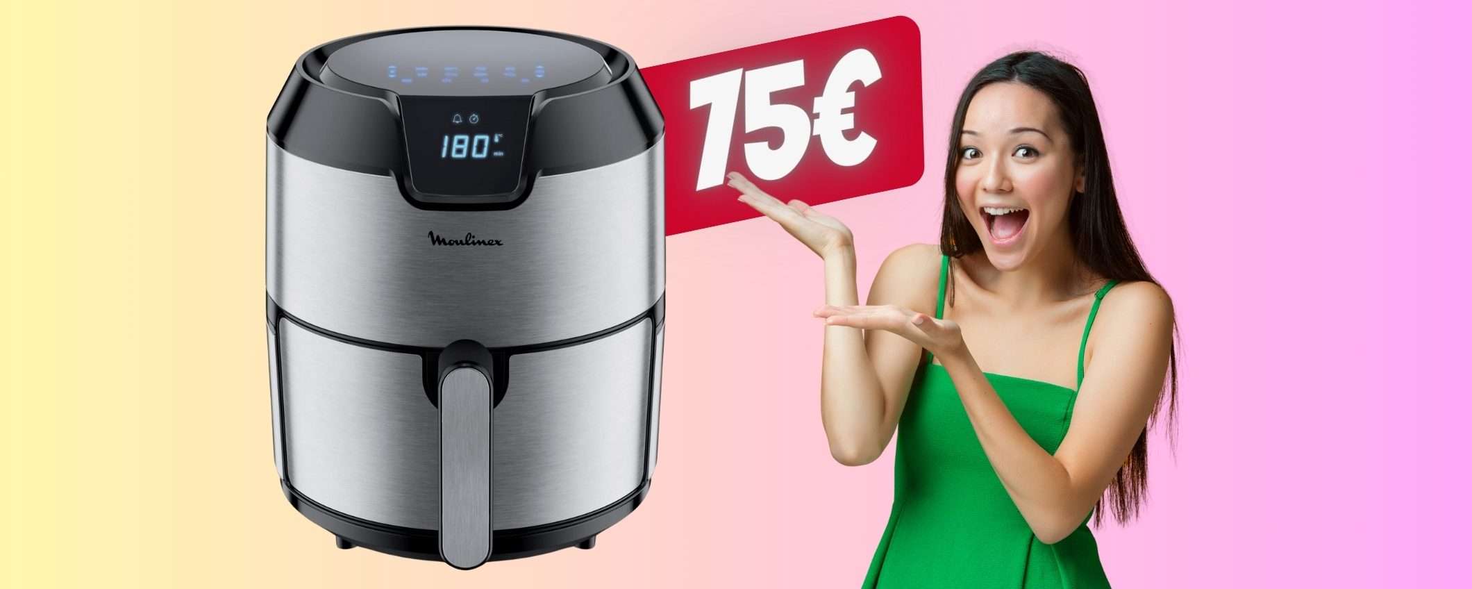 Friggitrice ad aria XL con 8 programmi in DOPPIO SCONTO (75€) Friggitrice ad aria XL con 8 programmi in DOPPIO SCONTO (75€)