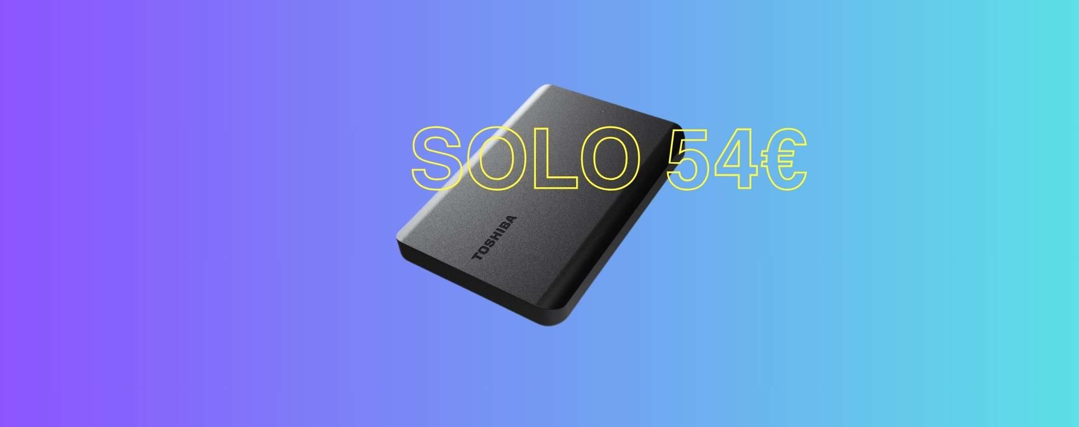 Hard Disk Esterno 2TB di Toshiba a soli 54€ su Unieuro Hard Disk Esterno 2TB di Toshiba a soli 54€ su Unieuro