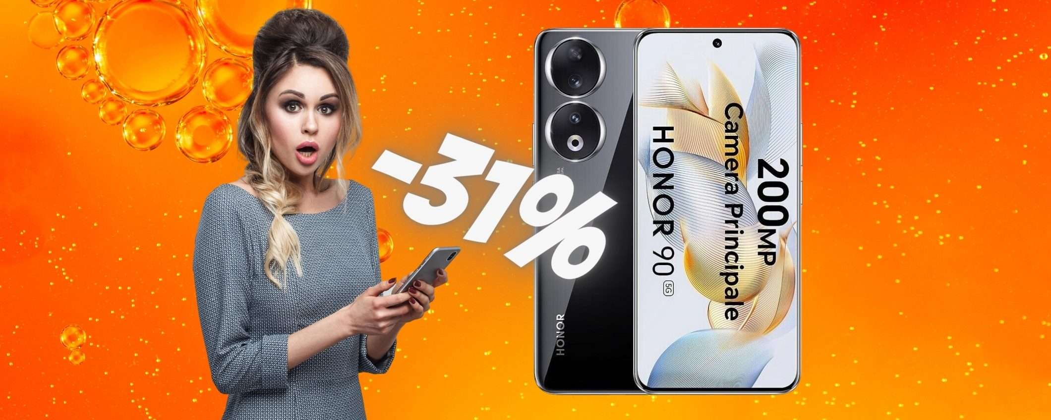 HONOR 90 5G 12/256GB a PREZZO OUTLET su eBay in SCONTO del 31% HONOR 90 5G 12/256GB a PREZZO OUTLET su eBay in SCONTO del 31%