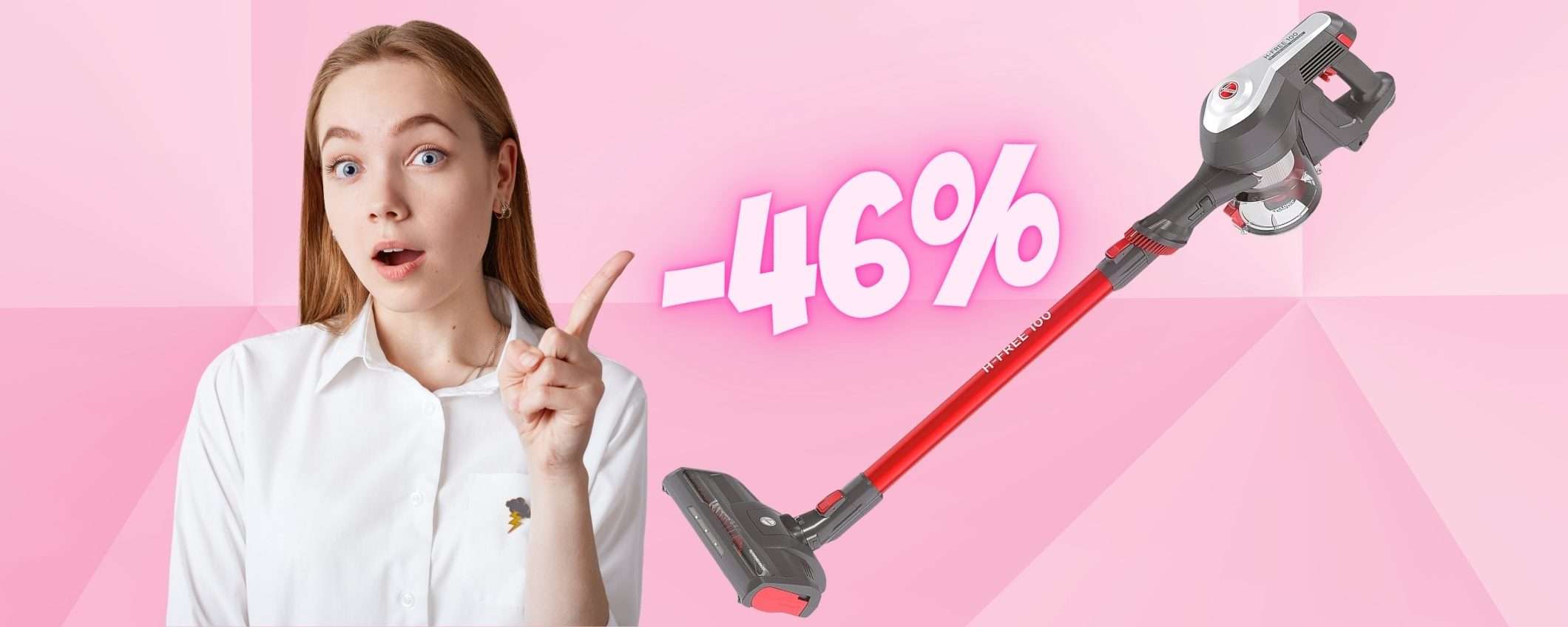 Hoover H-FREE 100: SUPER aspirapolvere senza fili a 100€ in MENO Hoover H-FREE 100: SUPER aspirapolvere senza fili a 100€ in MENO