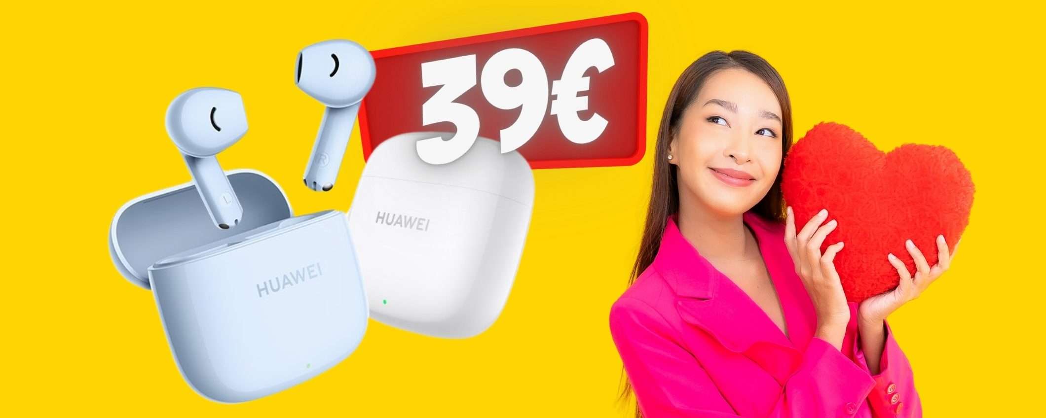 HUAWEI FreeBuds SE 2 a un PREZZACCIO su Amazon, solo 39€ HUAWEI FreeBuds SE 2 a un PREZZACCIO su Amazon, solo 39€