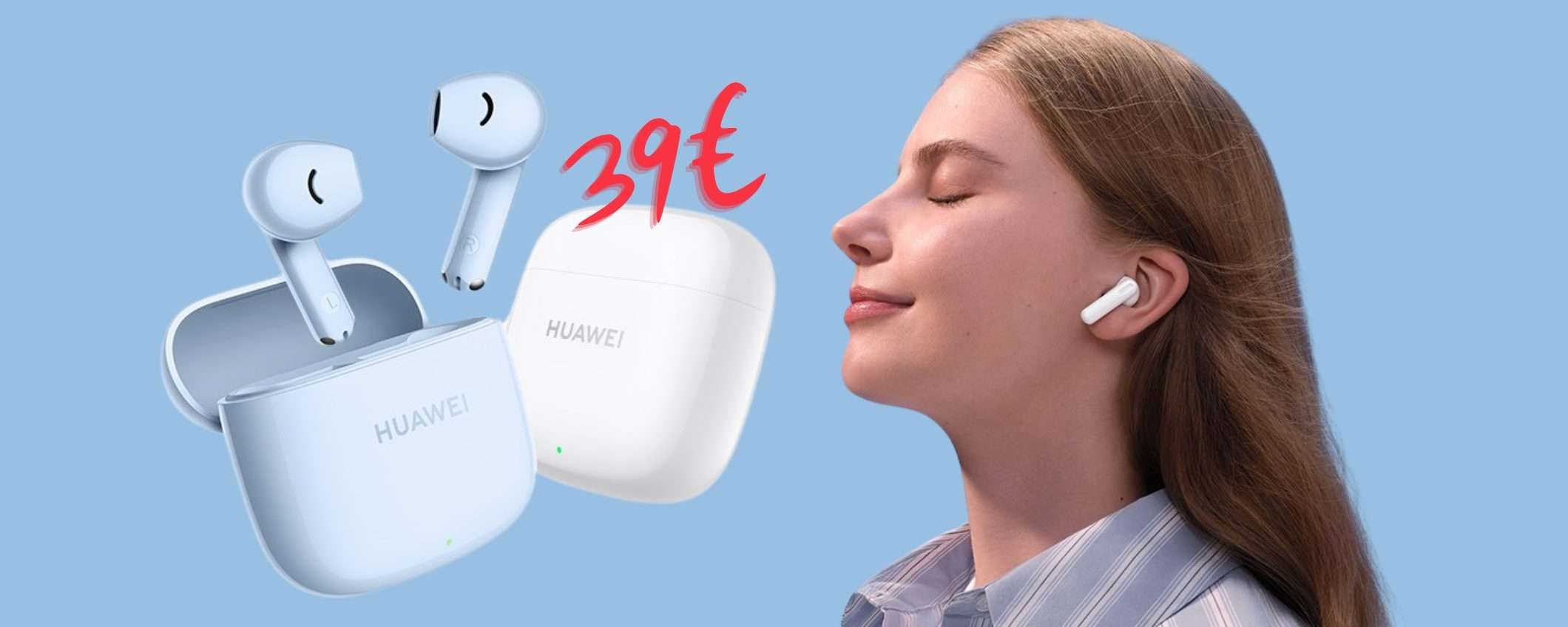 HUAWEI FreeBuds SE 2 tornano al MINIMO STORICO su Amazon (39€) HUAWEI FreeBuds SE 2 tornano al MINIMO STORICO su Amazon (39€)