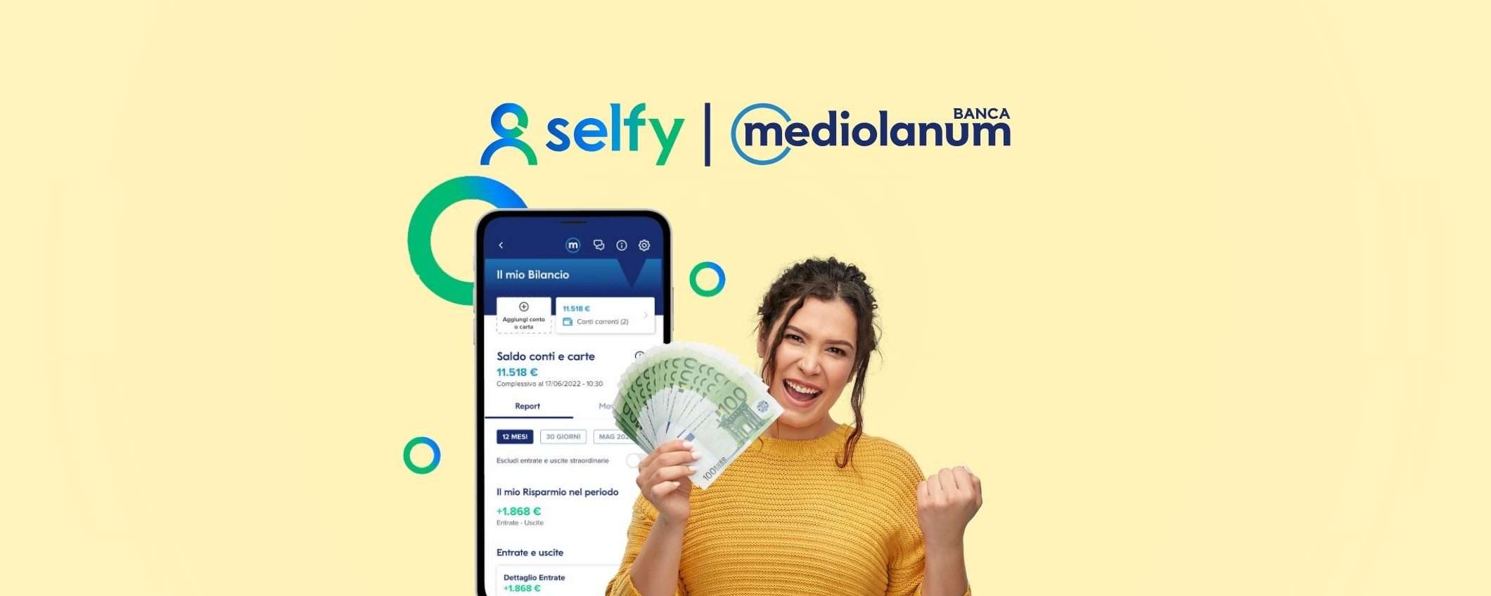 Selfy Conto: guadagna il 5% ADESSO Selfy Conto: guadagna il 5% ADESSO