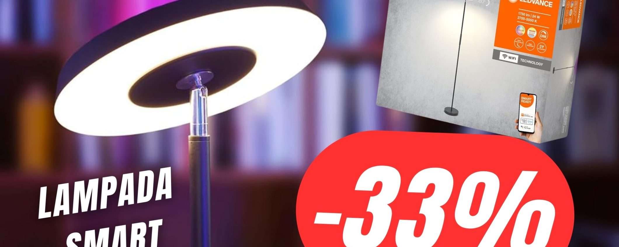 Questa Lampada Smart, cambierà totalmente il tuo salotto! Questa Lampada Smart, cambierà totalmente il tuo salotto!