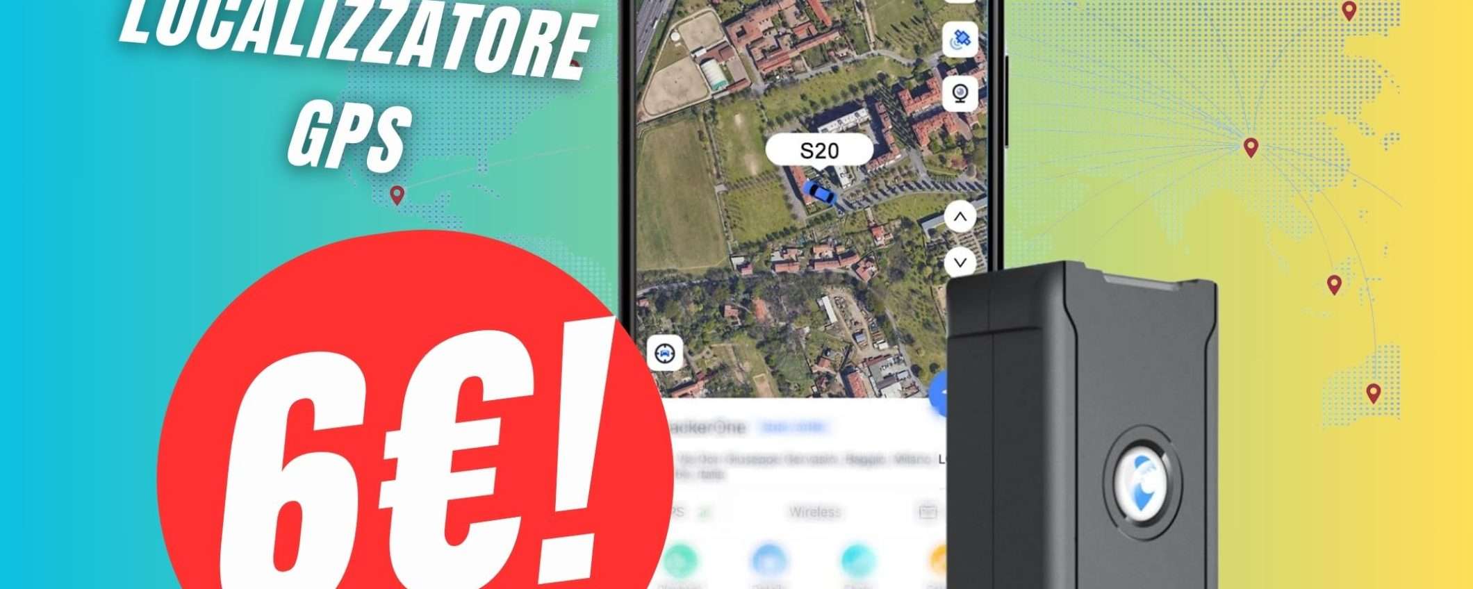 Con questo localizzatore GPS per Auto, la tua vettura sarà sempre sotto controllo! Con questo localizzatore GPS per Auto, la tua vettura sarà sempre sotto controllo!