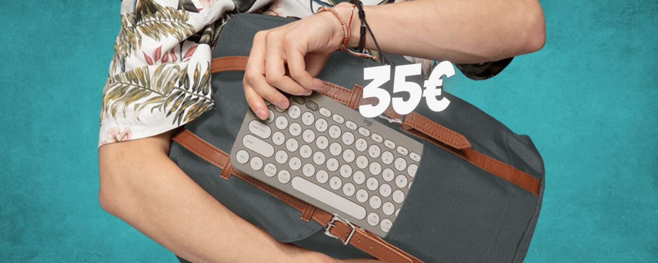 Logitech K380: la tastiera wireless COMPATIBILE con TUTTO a soli 35€