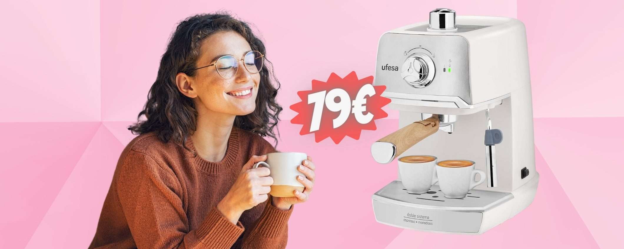 Macchina per caffè espresso e cappuccino tua a 40€ in MENO Macchina per caffè espresso e cappuccino tua a 40€ in MENO