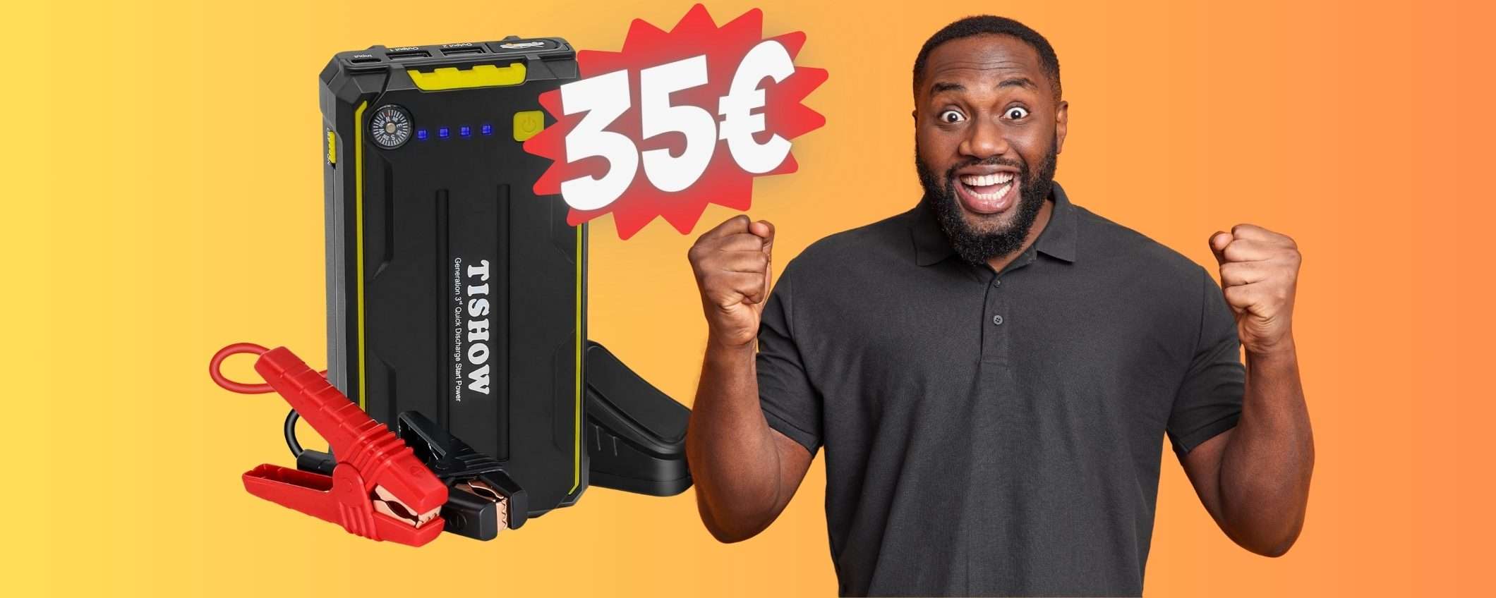 Mai più batteria a terra con questo avviatore d'emergenza a soli 35€ Mai più batteria a terra con questo avviatore d'emergenza a soli 35€