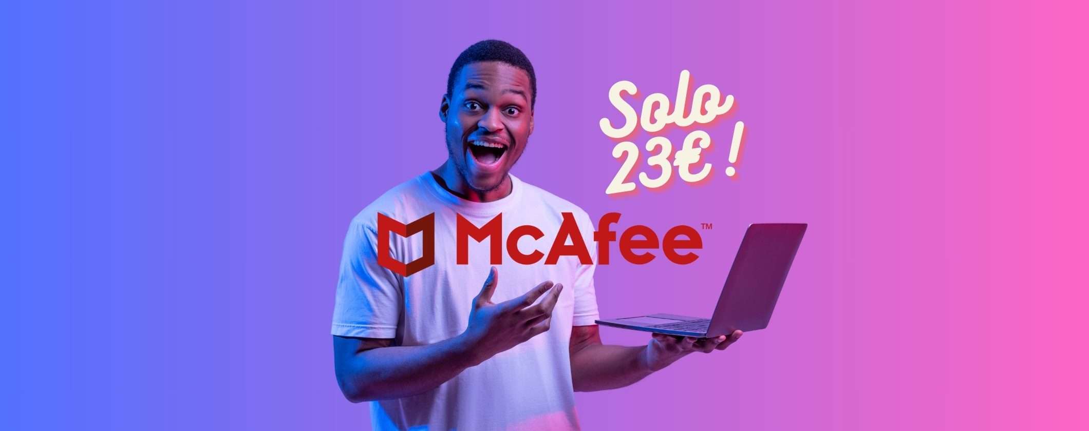 McAfee Total Protection 2024: 1 anno + 10 dispositivi a 23€ McAfee Total Protection 2024: 1 anno + 10 dispositivi a 23€