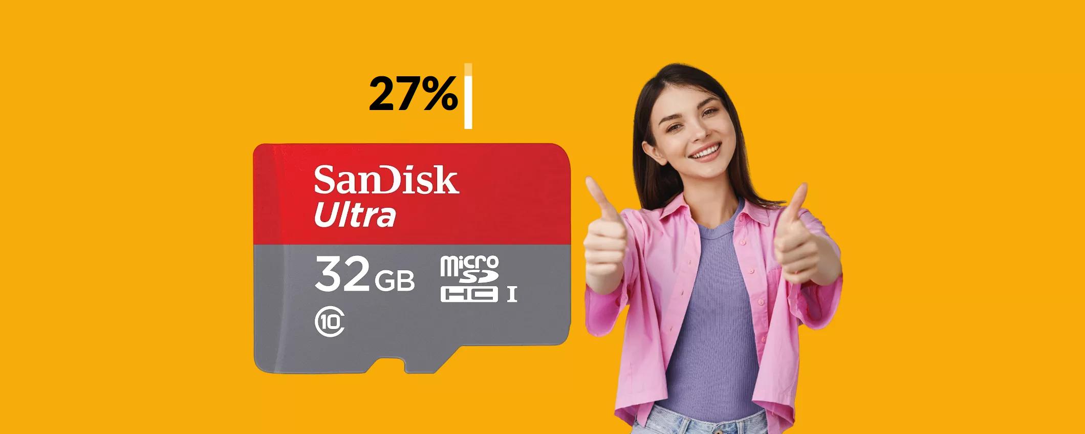 MicroSD 32GB da non perdere a soli 14€: veloce come un RAZZO