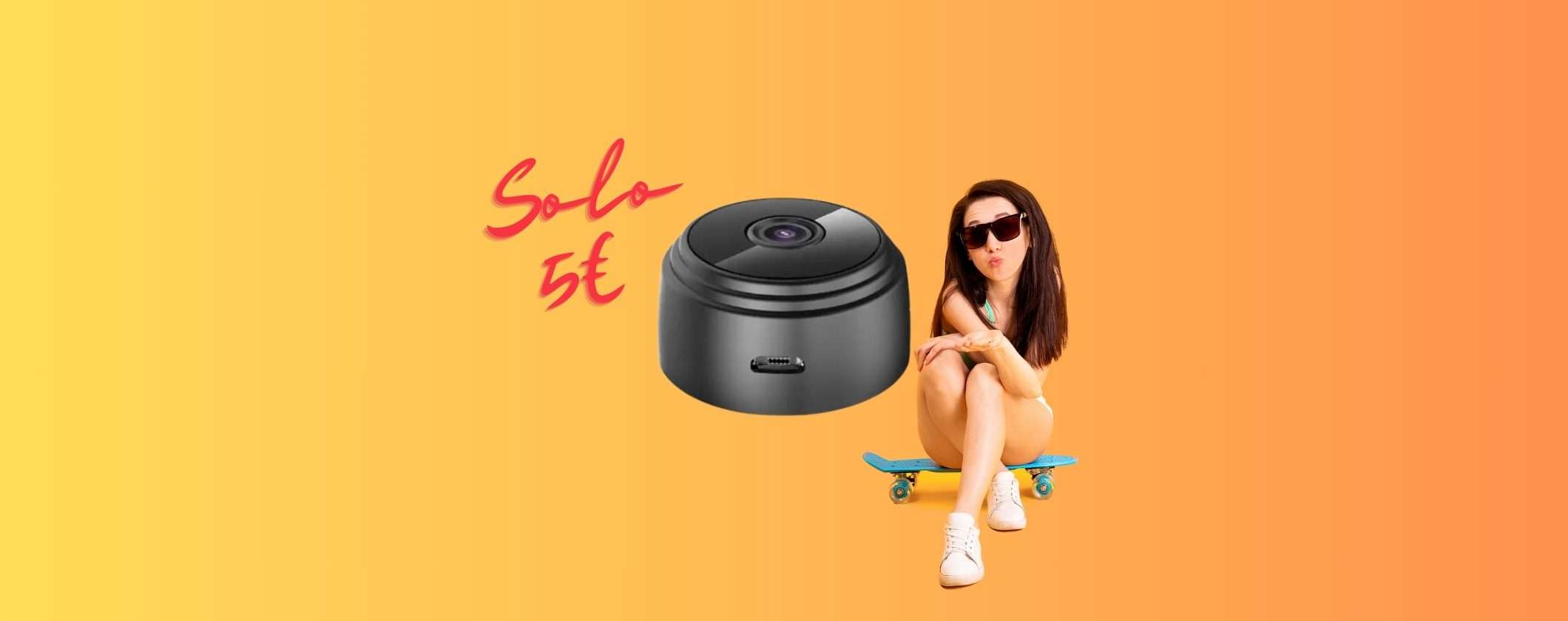 Mini Telecamera WiFi: controlla tutto dal tuo smartphone con soli 5€ Mini Telecamera WiFi: controlla tutto dal tuo smartphone con soli 5€