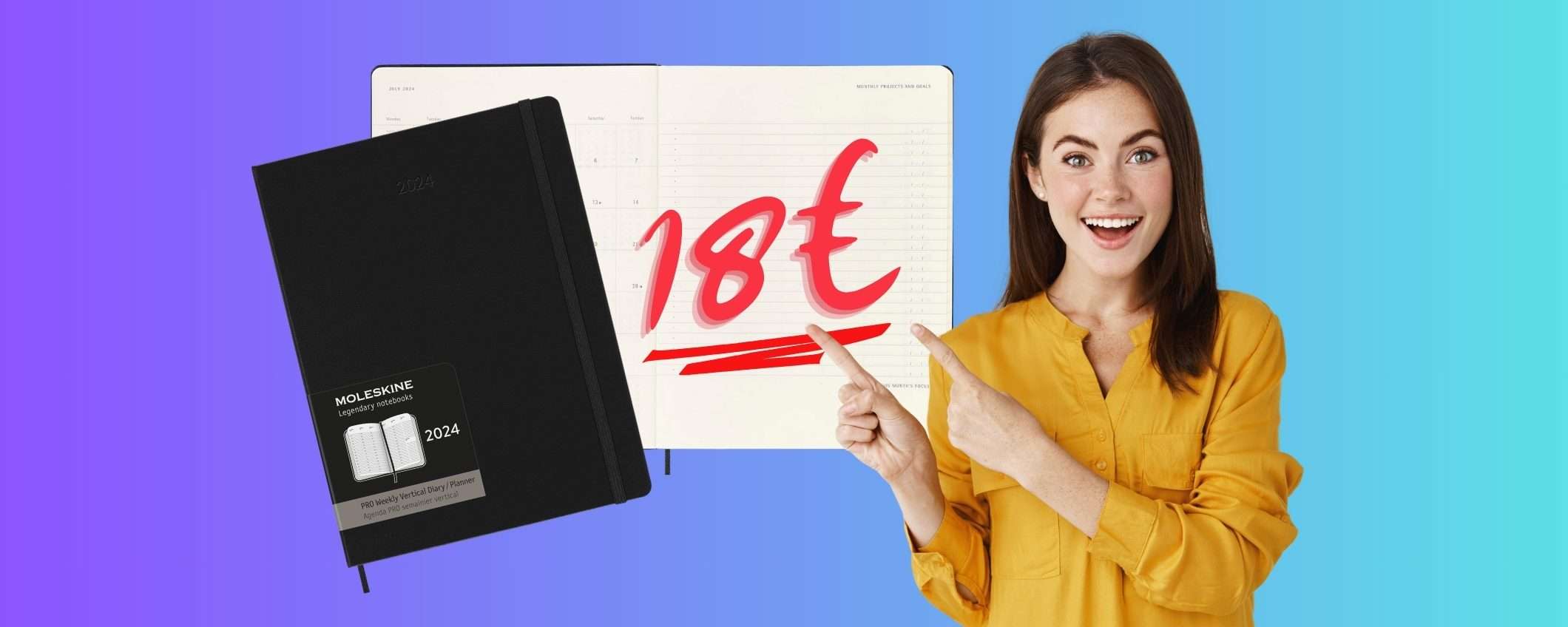 Moleskine: la REGINA delle agende in SCONTO FOLLE al 50% Moleskine: la REGINA delle agende in SCONTO FOLLE al 50%