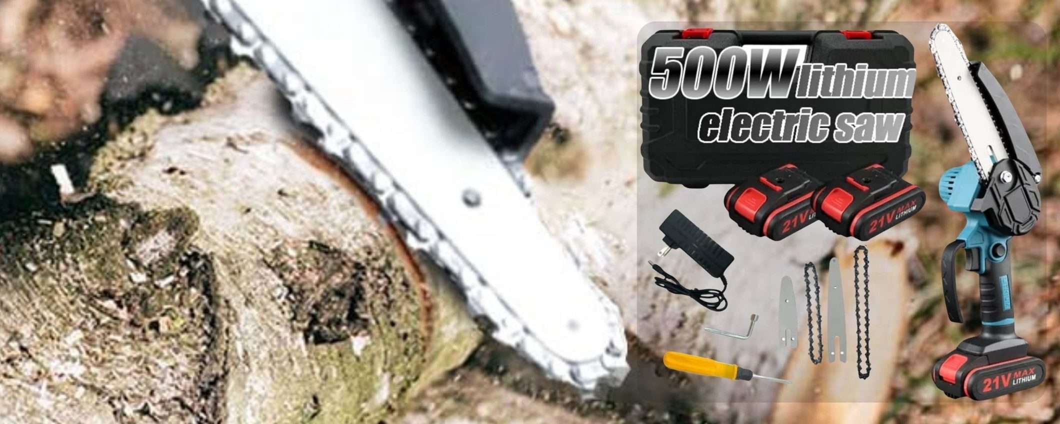Motosega con 2 batterie a 47€ su Amazon: sconto STRAORDINARIO a tempo Motosega con 2 batterie a 47€ su Amazon: sconto STRAORDINARIO a tempo