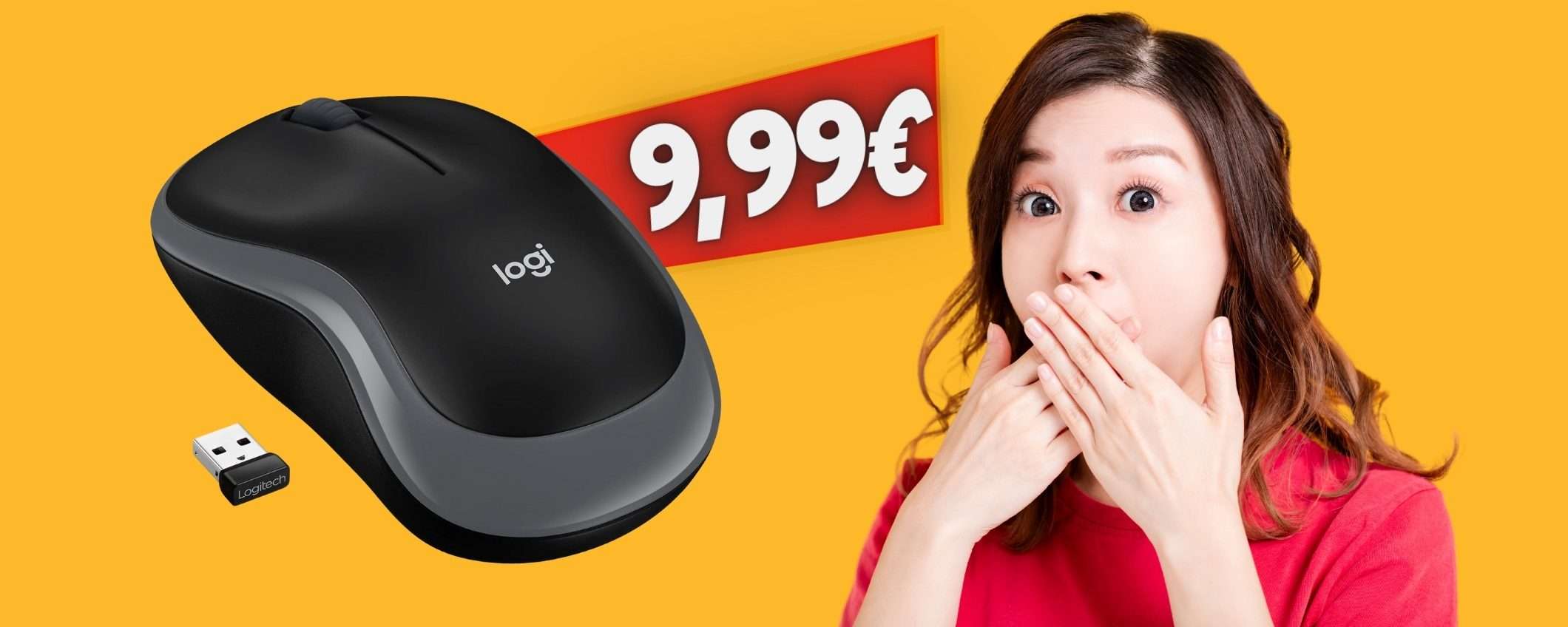 Mouse wireless SUPER ECONOMICO che non delude? Logitech M185 a 9,99€ Mouse wireless SUPER ECONOMICO che non delude? Logitech M185 a 9,99€
