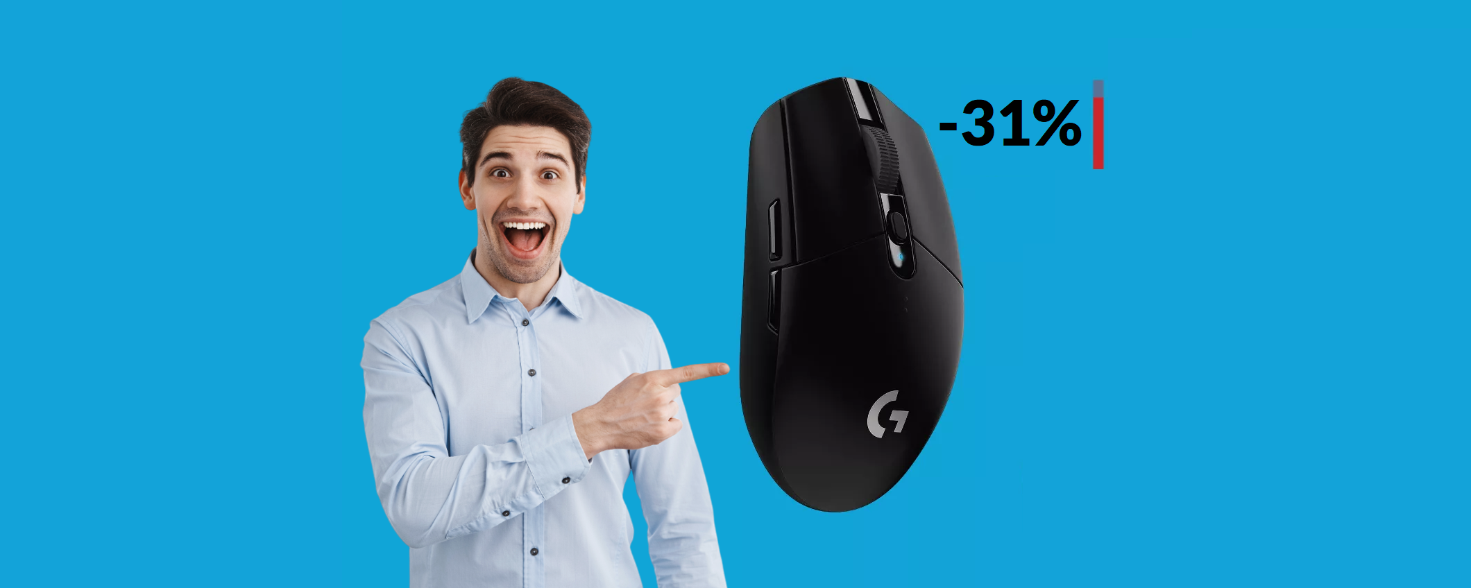 Mouse gaming Logitech: il prezzo Amazon crolla a poco più di 50€