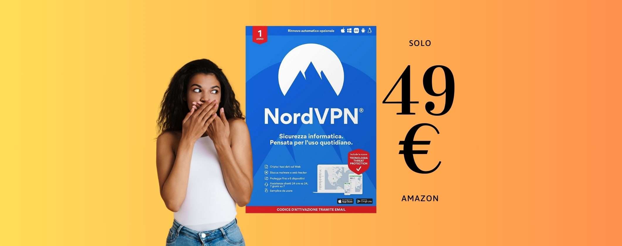 NordVPN a PREZZO SPECIALE su Amazon NordVPN a PREZZO SPECIALE su Amazon