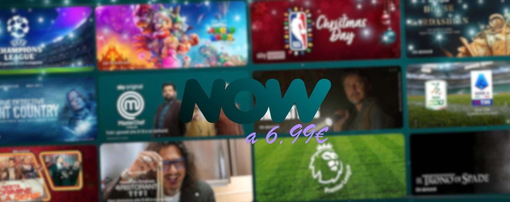 Entra in NOW con soli 6,99€ al mese grazie a questa nuova offerta Entra in NOW con soli 6,99€ al mese grazie a questa nuova offerta