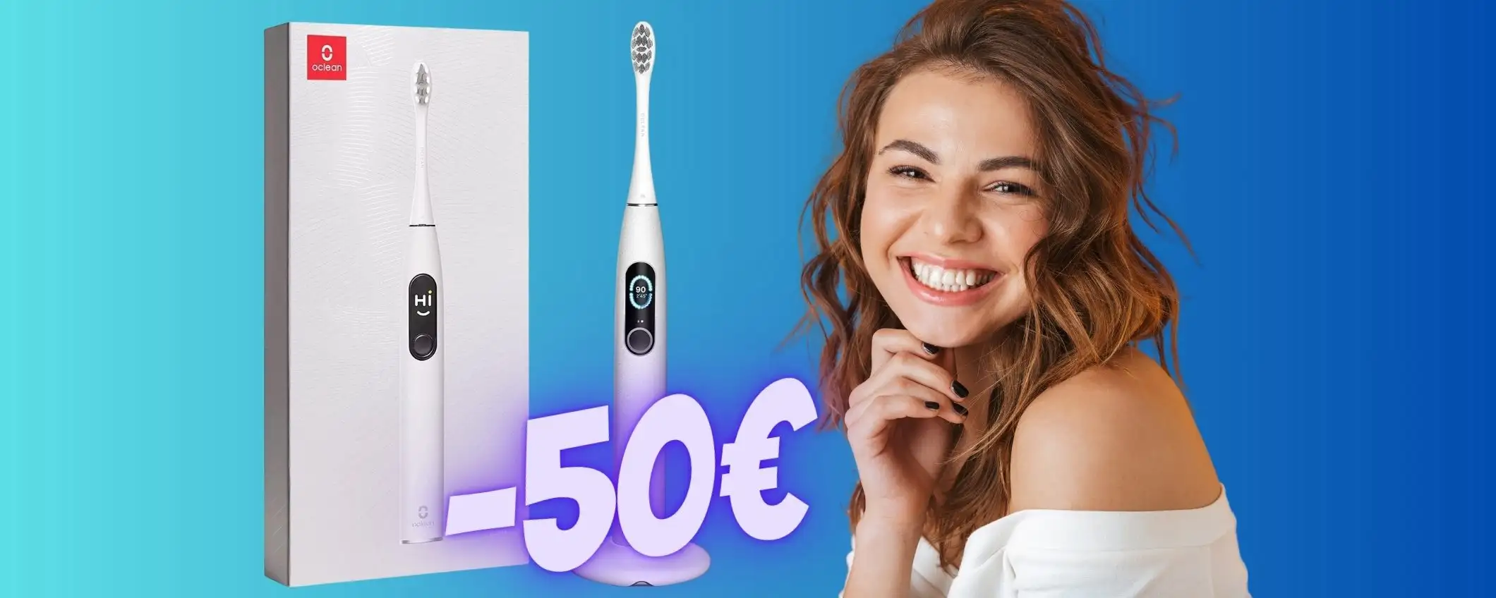 Oclean X Pro Elite: spazzolino elettrico intelligente a METÀ PREZZO