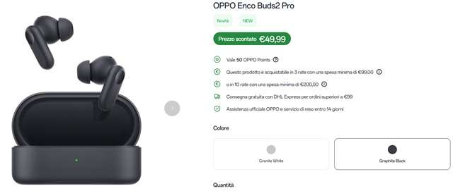 oppo enco buds 2 pro 49 euro