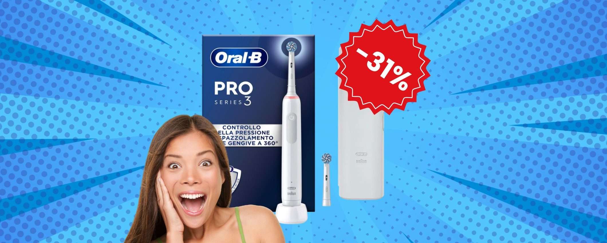 Questo spazzolino elettrico è una BOMBA ed è in offerta Questo spazzolino elettrico è una BOMBA ed è in offerta
