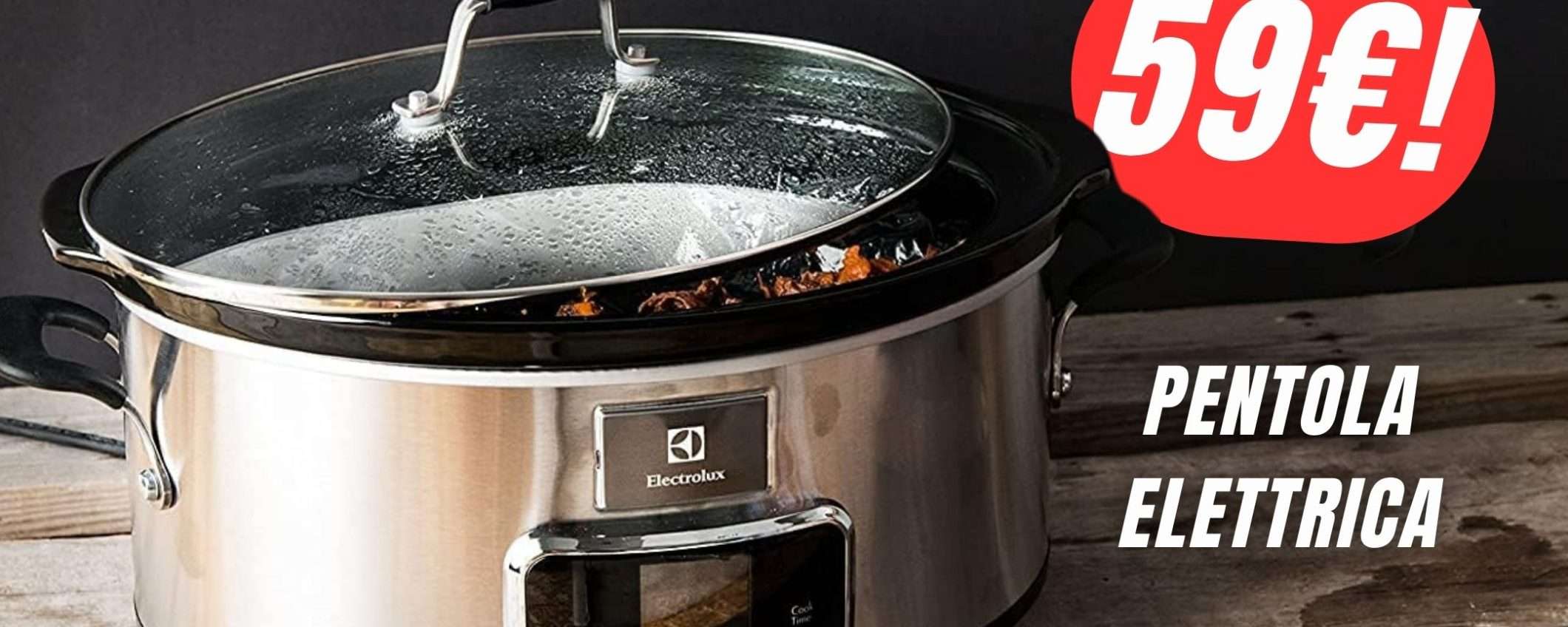 Questa Pentola Elettrica di Electrolux ti faciliterà la preparazione di ogni cosa! Questa Pentola Elettrica di Electrolux ti faciliterà la preparazione di ogni cosa!