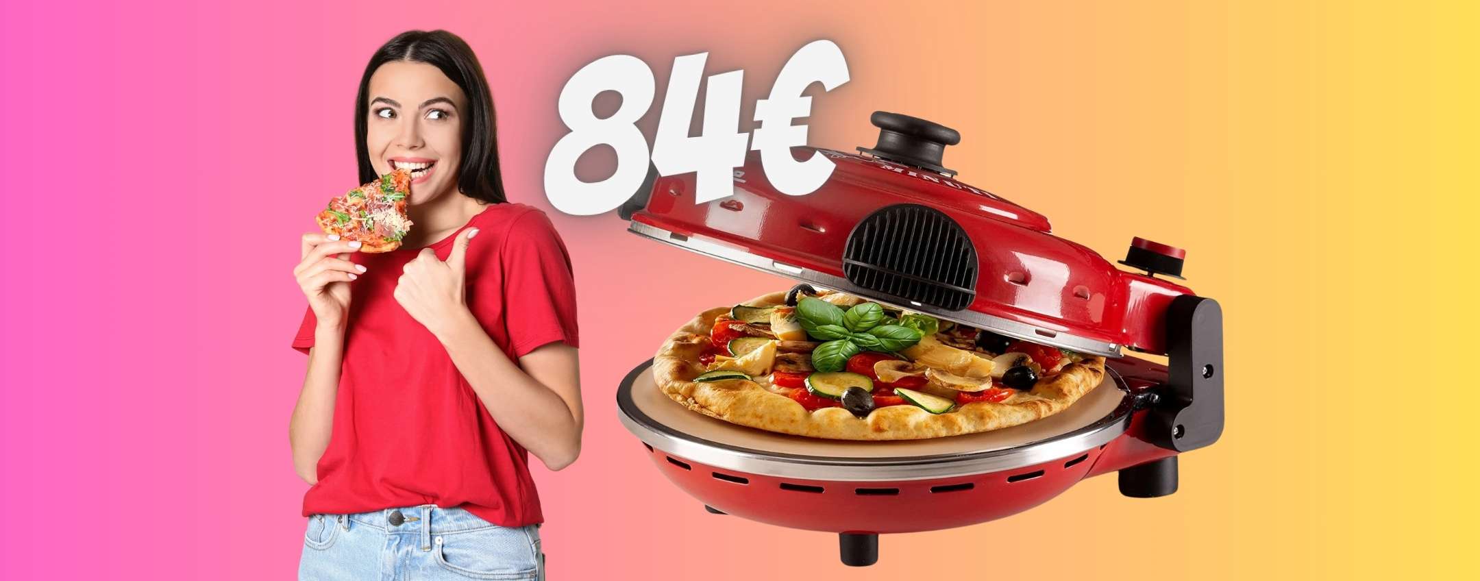 Pizza buonissima in appena 4 minuti con il forno Ariete 919 a soli 84€