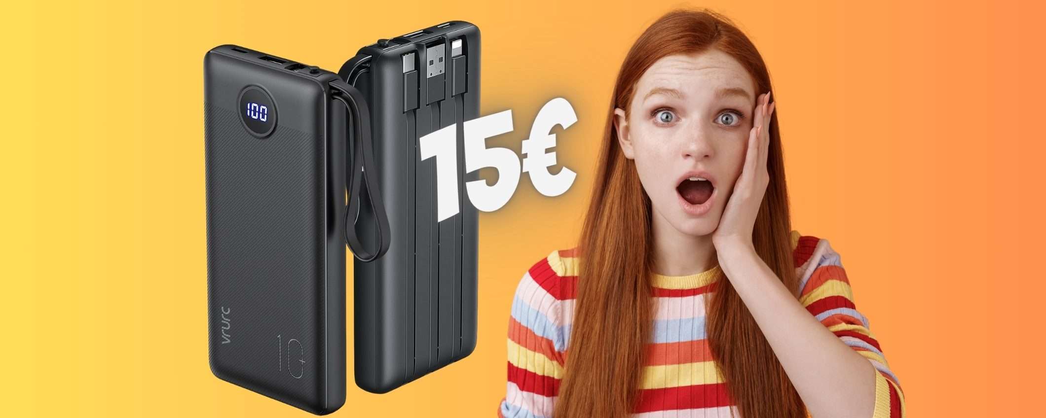 Power bank ultra-slim che ricarica 5 dispositivi insieme a SOLI 15€ Power bank ultra-slim che ricarica 5 dispositivi insieme a SOLI 15€
