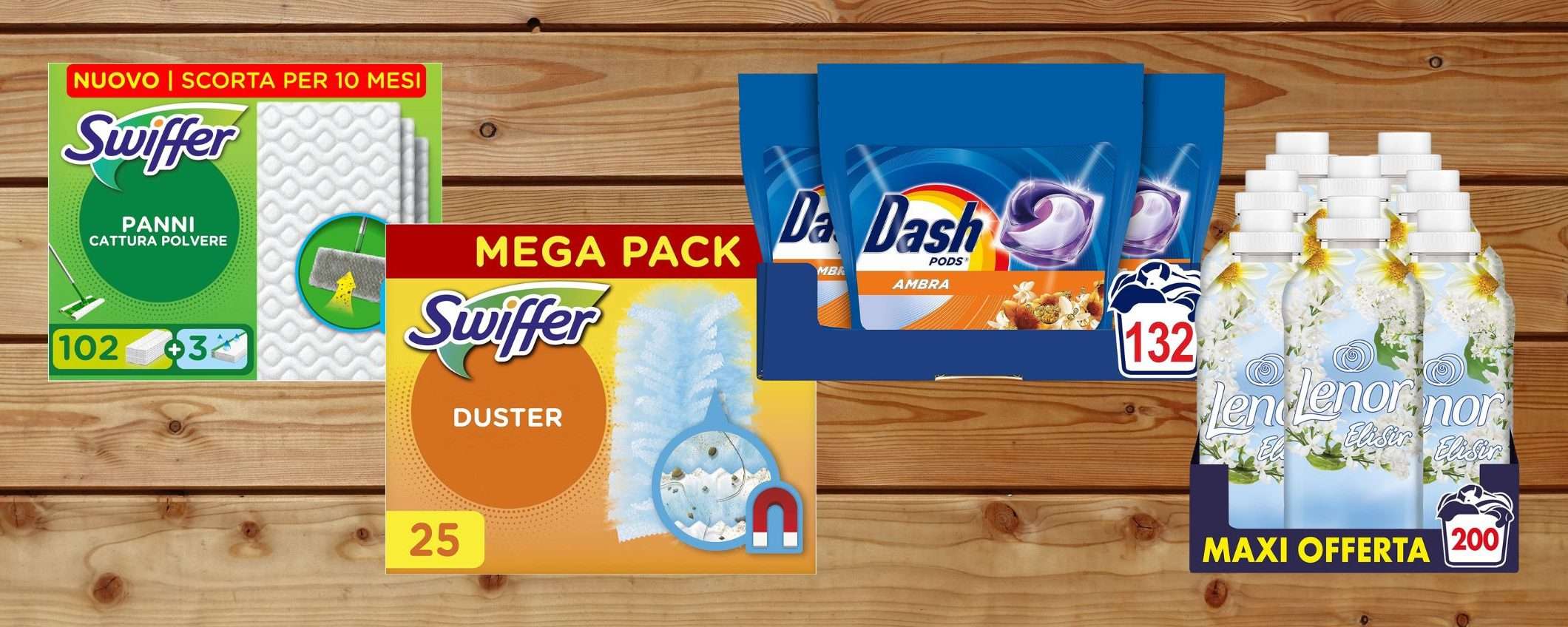 Dash, Swiffer, Lenor e non solo: SVUOTATUTTO grandi marchi su Amazon Dash, Swiffer, Lenor e non solo: SVUOTATUTTO grandi marchi su Amazon