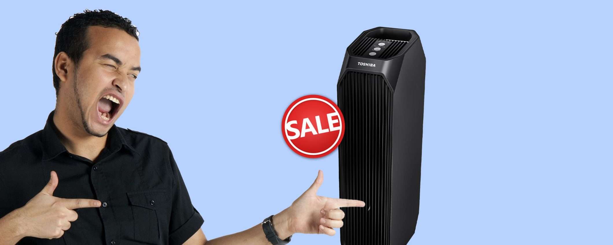 Purificatore d’aria istantaneo 3 in 1 Toshiba: sconto WOW del 53% Purificatore d’aria istantaneo 3 in 1 Toshiba: sconto WOW del 53%