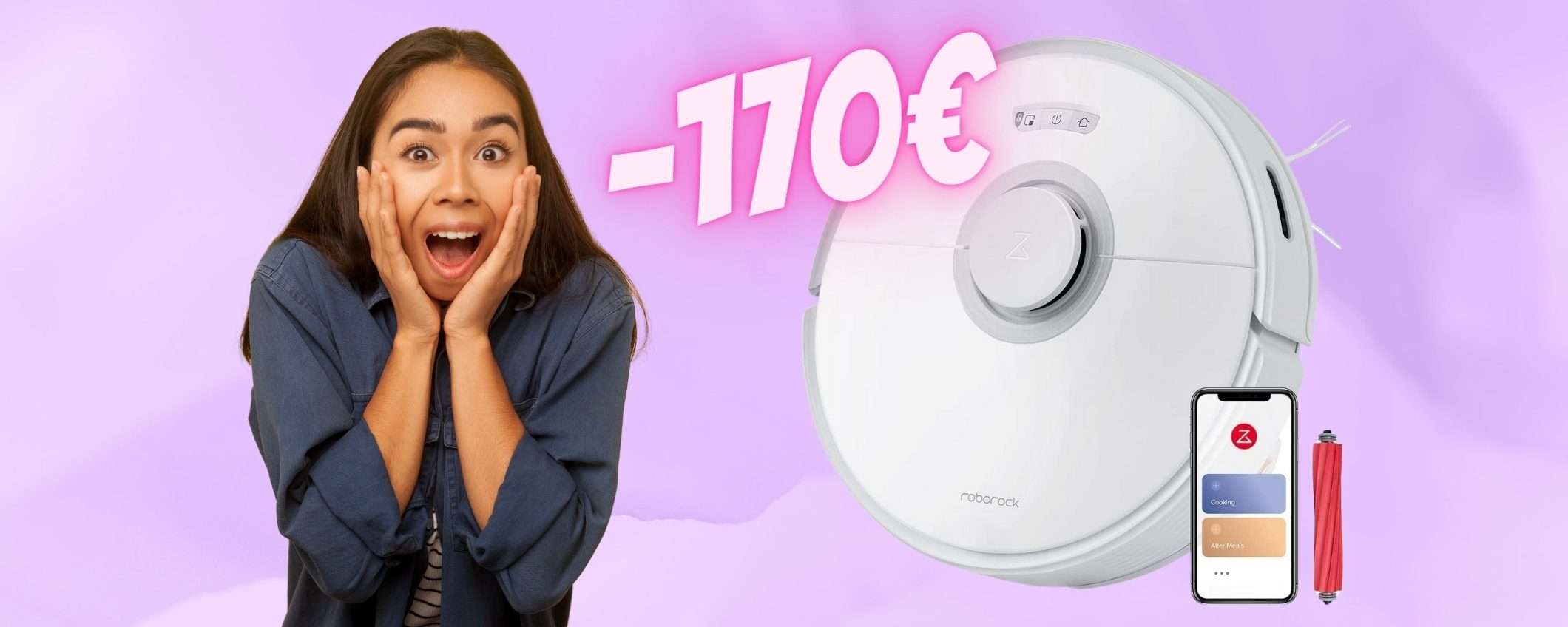 Roborock Q7 MAX: robot che aspira e lava al MINIMO STORICO (-170€) Roborock Q7 MAX: robot che aspira e lava al MINIMO STORICO (-170€)