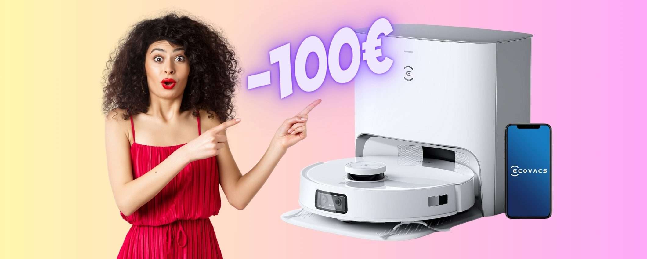 Robot che lava e aspira: ECOVACS ROBOTICS T10 Plus a 100€ in MENO Robot che lava e aspira: ECOVACS ROBOTICS T10 Plus a 100€ in MENO