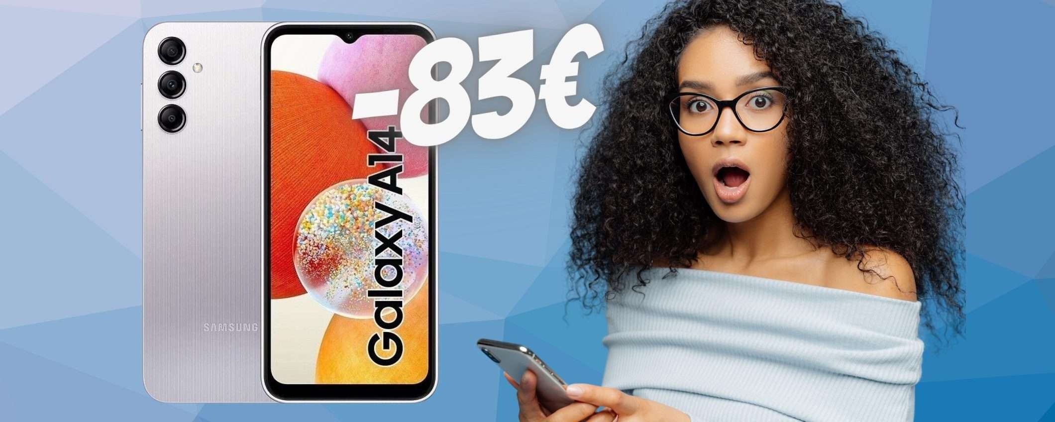 Samsung Galaxy A14 su eBay a un PREZZO CLAMOROSO (-83€)