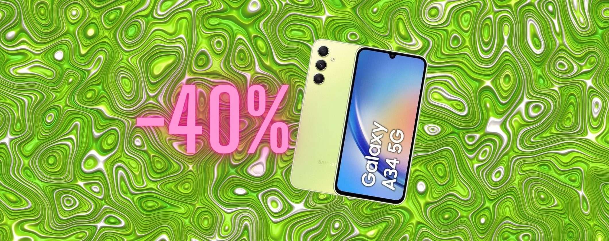 Samsung Galaxy A34 256GB: RISPARMI il 40% su eBay Samsung Galaxy A34 256GB: RISPARMI il 40% su eBay