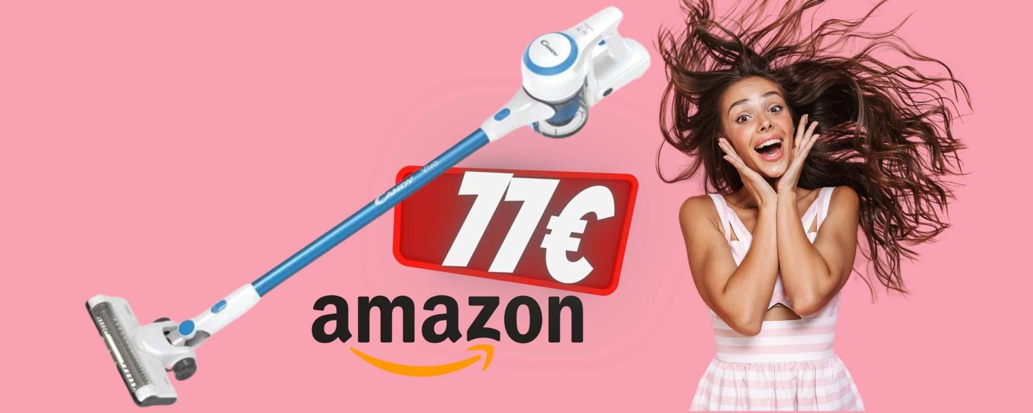 Scopa elettrica Candy Viva con turbo spazzola e accessori a SOLO 77€ Scopa elettrica Candy Viva con turbo spazzola e accessori a SOLO 77€