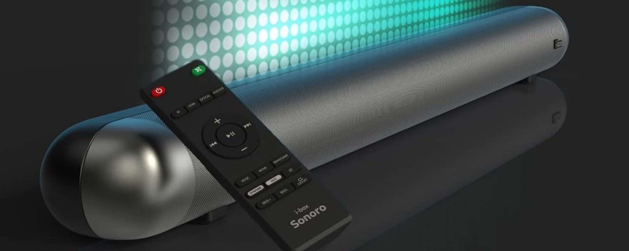 Un MOSTRO di soundbar a 54€ su Amazon: tanta potenza, ESTREMA eleganza (-45%) Un MOSTRO di soundbar a 54€ su Amazon: tanta potenza, ESTREMA eleganza (-45%)
