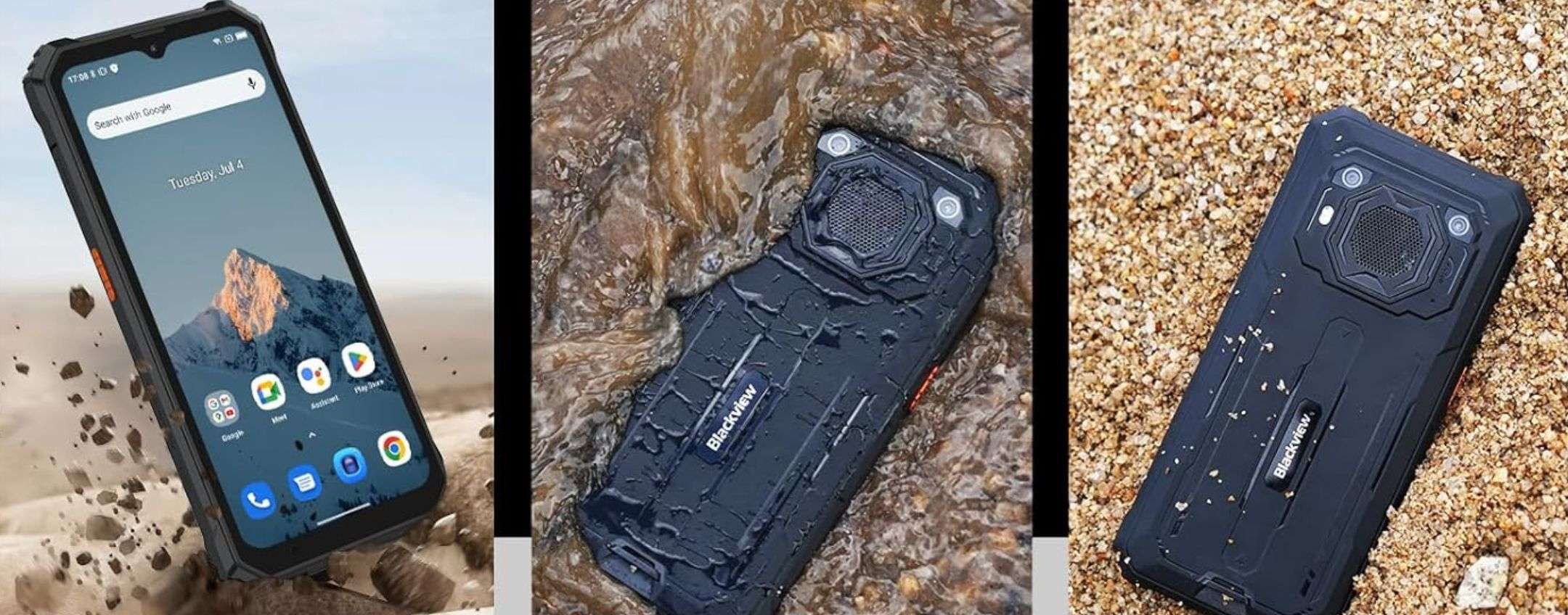 Golden Eye - Smartphone leggero e robusto da campeggio 5G per esploratori Golden Eye - Smartphone leggero e robusto da campeggio 5G per esploratori
