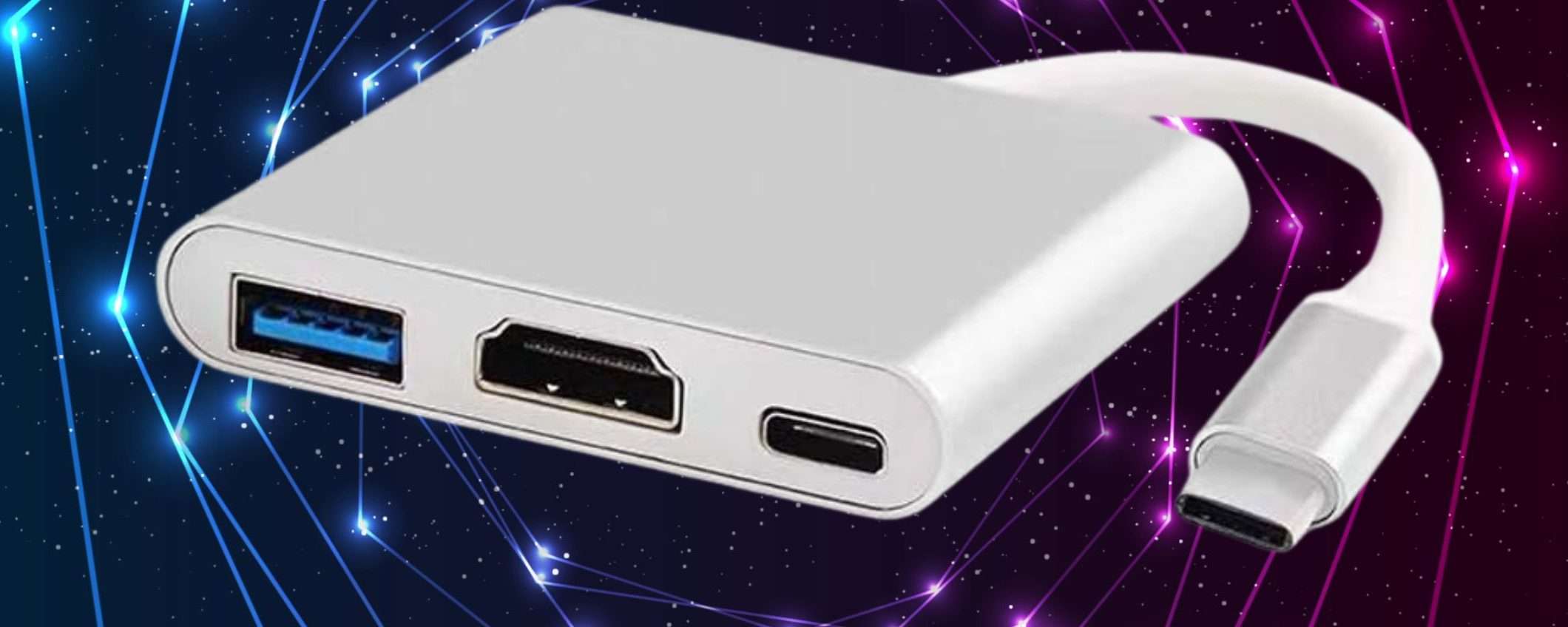 Usa lo smartphone come un PC su grande schermo con questo gadget TOP da 11,99€ Usa lo smartphone come un PC su grande schermo con questo gadget TOP da 11,99€