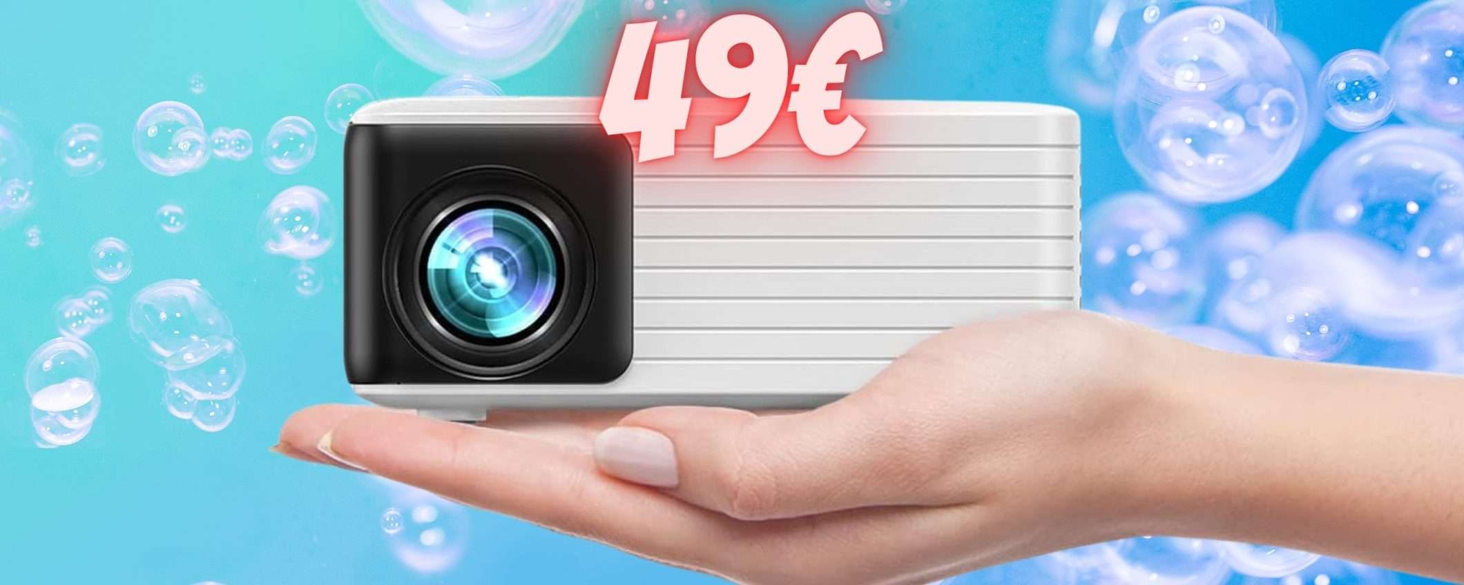 Solo 49€ per questo spettacolare mini proiettore con il COUPON Amazon Solo 49€ per questo spettacolare mini proiettore con il COUPON Amazon