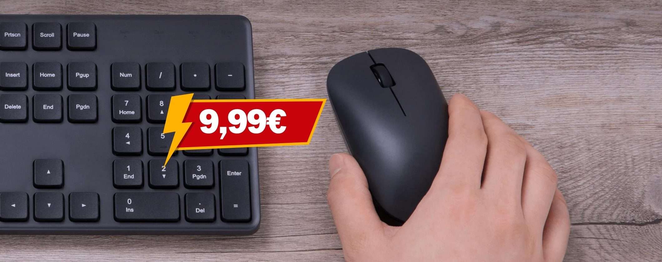 SOLO OGGI il Mouse Wireless Lite by Xiaomi a 9€